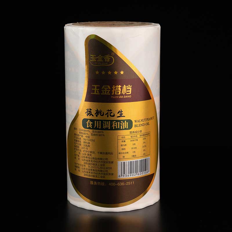 Nanotexture Oil Food Label Sticker